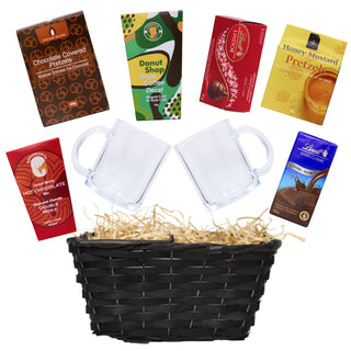 Chocolate & Coffee Gift Basket | Small - Things Engraved