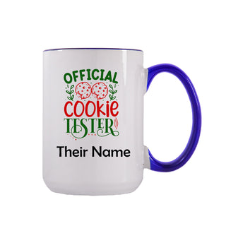 Official Cookie Tester Christmas Mug - Things Engraved