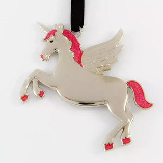 Custom Engraved Christmas Ornament - Unicorn - Things Engraved