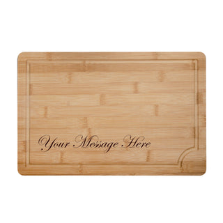 Bamboo Cutting Board With Custom Engraving - Things Engraved