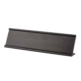 Desk Plate Holder Black - Things Engraved