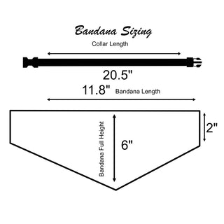 Custom Print Pet Bandana - Things Engraved