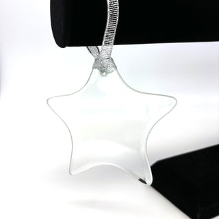 Clear Glass Christmas Ornament - Things Engraved