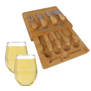 Wine & Cheese Bundle - Things Engraved
