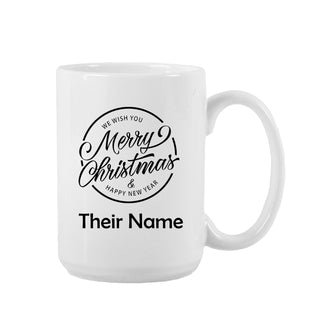 Personalized Christmas Ceramic Coffee Mug - Things Engraved