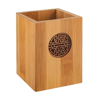Natural Bamboo Pen Holder With Custom Engraving - Things Engraved