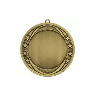 Orbit Medal Gold With Custom Engravings - Things Engraved