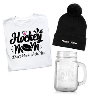 Proud Hockey Mom with Tuque Bundle - Things Engraved