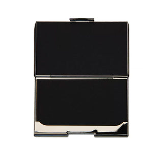 Personalized Gunmetal Gray Business Card Case - Things Engraved