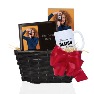 Personalized Photo Gift Basket | Small - Things Engraved