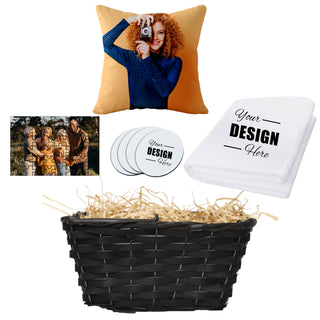 Personalized Photo Gift Basket | Large - Things Engraved