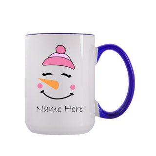 Happy Snowman Holiday Mug - Things Engraved