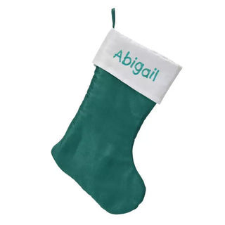 Solid Colour Christmas Stocking - Things Engraved