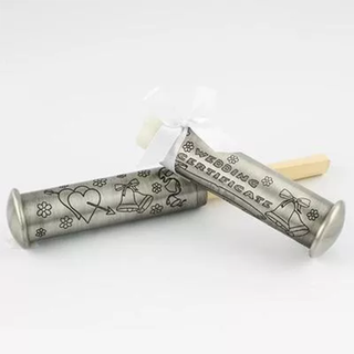 Wedding Certificate Tube - Things Engraved
