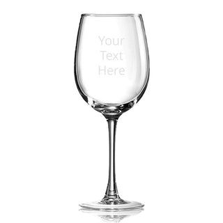 Engraved White Wine Glass - Things Engraved