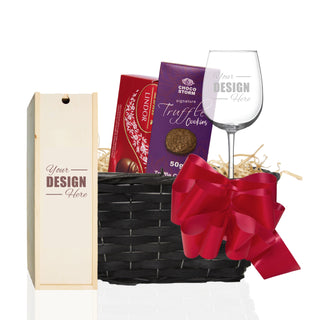 Wine Gift Basket | Medium - Things Engraved