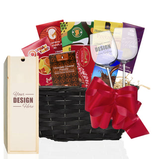 Wine Gift Basket | Large - Things Engraved
