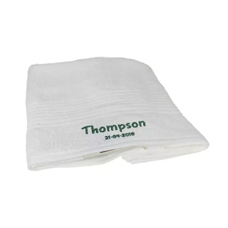 Custom Embroidered Towels - Standard Size - Things Engraved