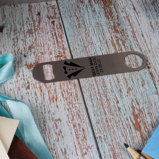 Best Man Custom Printed Bottle Opener - Things Engraved
