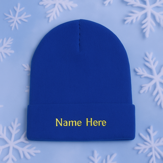 Winter Toque / Hat with Custom Embroidery - Things Engraved