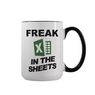 Freak in the Sheets | Ceramic Coffee Mug - Things Engraved