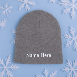 Winter Toque / Hat with Custom Embroidery - Things Engraved