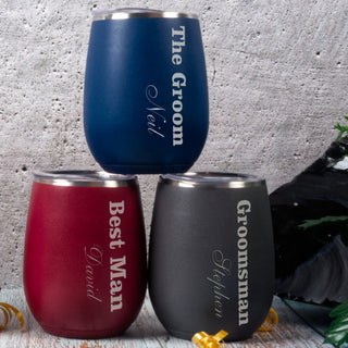 Groomsmen Engraved Swig Set - Things Engraved