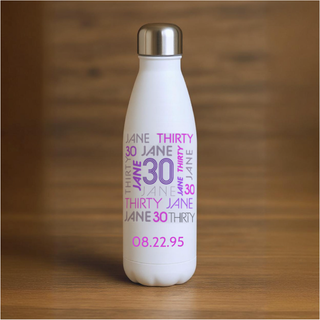 Milestone Birthday Vacuum Bottle - Things Engraved