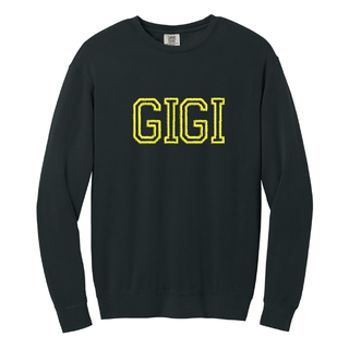 Embroidered Name Sweater | Grandma, Nana, Gigi, Mimi - Things Engraved