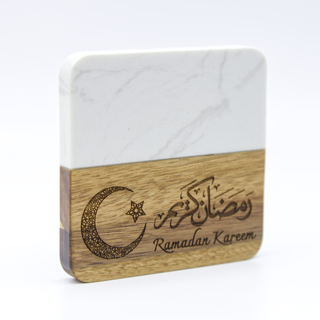 Celebrate Ramadan Marble Coaster Set of 4 - Things Engraved