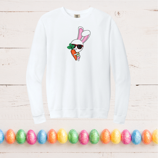 Easter Bunny with Carrot Crewneck Sweatshirt - Things Engraved