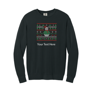 Snowman Ugly Christmas Crewneck Sweater- Adult Size - Things Engraved