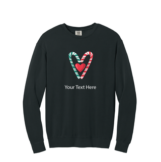 Candy Heart Ugly Christmas Crewneck Sweater- Adult Size - Things Engraved