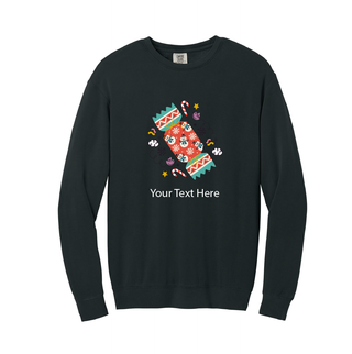 Candy Snowman Ugly Christmas Crewneck Sweater - Adult Size - Things Engraved