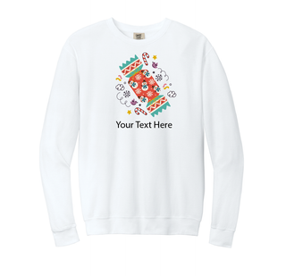 Candy Snowman Ugly Christmas Crewneck Sweater - Adult Size - Things Engraved