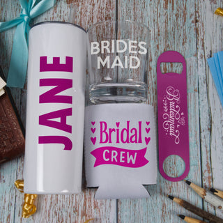 Wedding Party Bridesmaid Set - Things Engraved