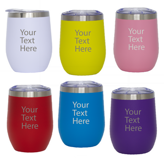 Stemless Wine Swig 12 oz - Things Engraved