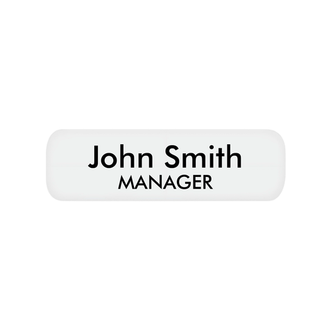 Small Plastic Name Tag With Magnet Back - Things Engraved