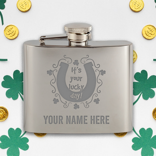 Your Lucky Day Custom Flask for St Partick Day