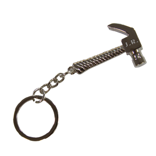 Engravable Hammer Keychain