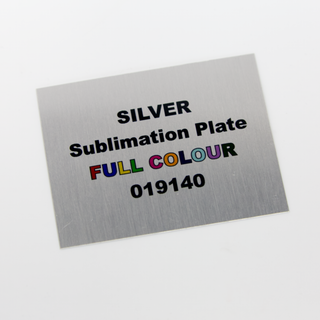 Custom Cut Sublimation Silver Plate