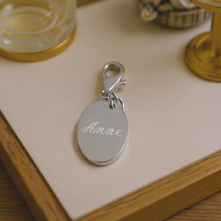 Oval Pewter Charm
