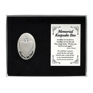 Custom Engraved Memorial Keepsake Box - Always in My Heart