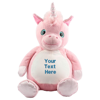 Horizon Pink Unicorn With Personalized Embroidery Things Engraved