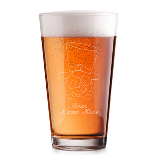 Cute Gnome Classic Beer Pint 16 oz