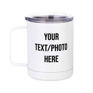 Tasse photo personnalisée isolée