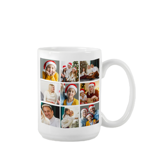 Custom Ceramic Photo Mug | Upload Photos, Logos, Text & Designs