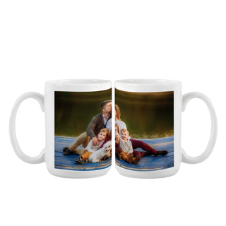 Custom Ceramic Photo Mug | Upload Photos, Logos, Text & Designs