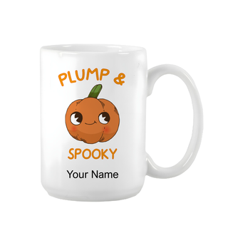 Plump and Spooky Halloween Mug 15 oz