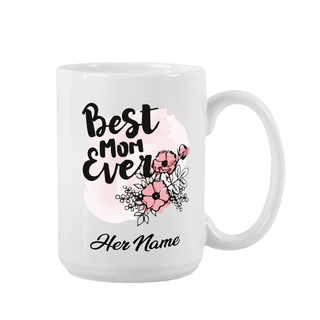 Tasse en céramique « La meilleure maman de tous les temps » de 15 oz